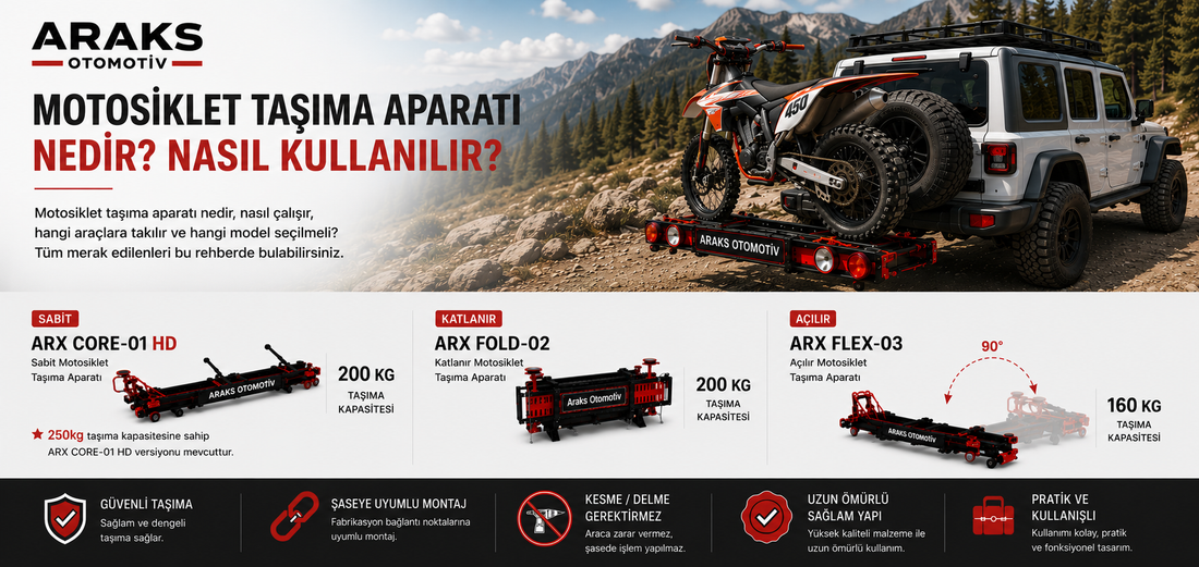 Motosiklet Taşıma Aparatı Nedir? Nasıl Kullanılır?