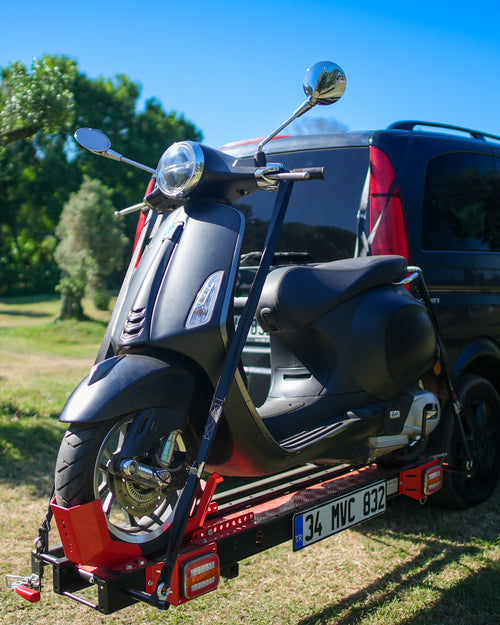 Motorhebevorrichtung mit ausfahrbarem System