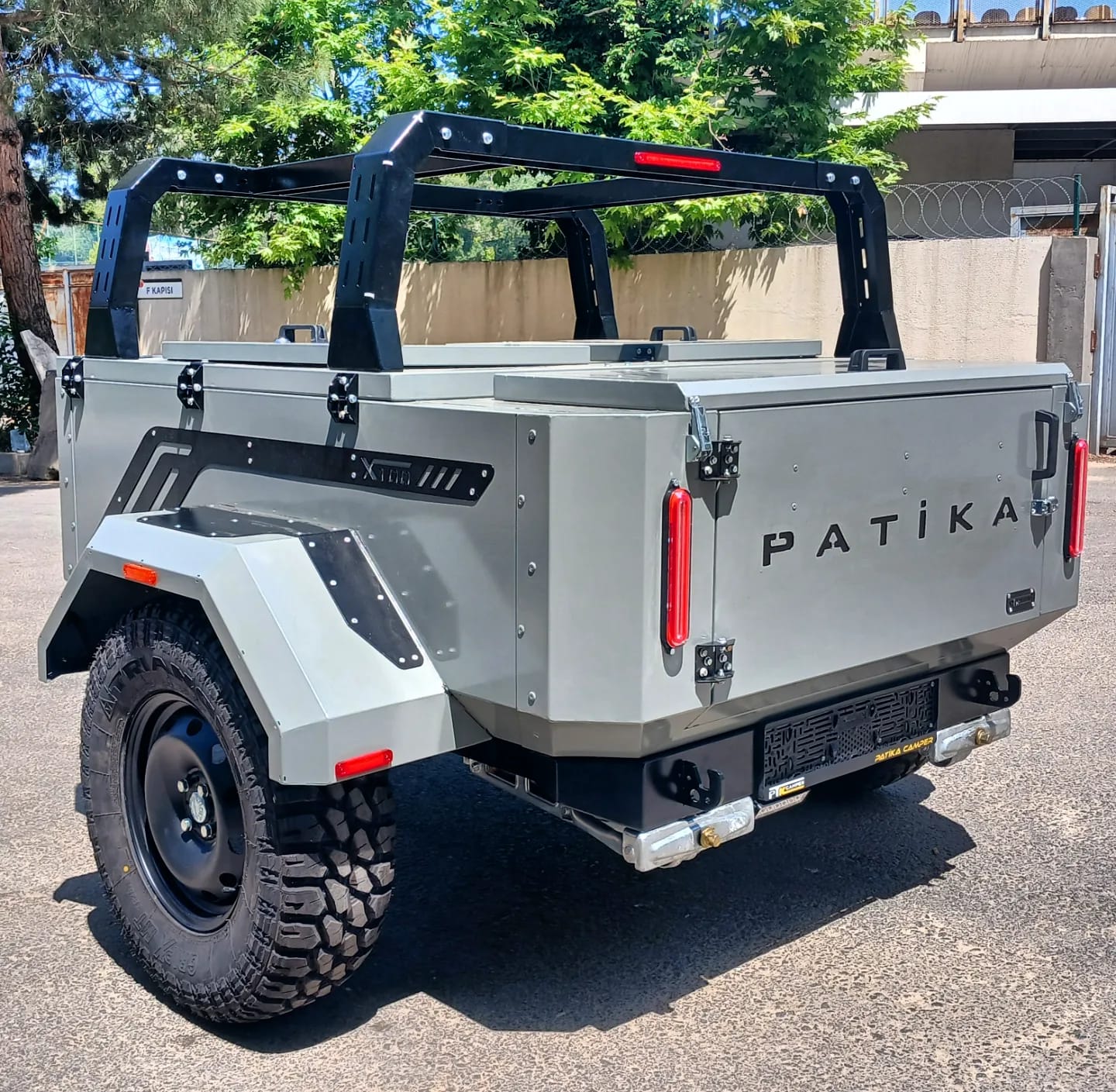 Patika Camper X100 Kamp Römorku Standard Donanım