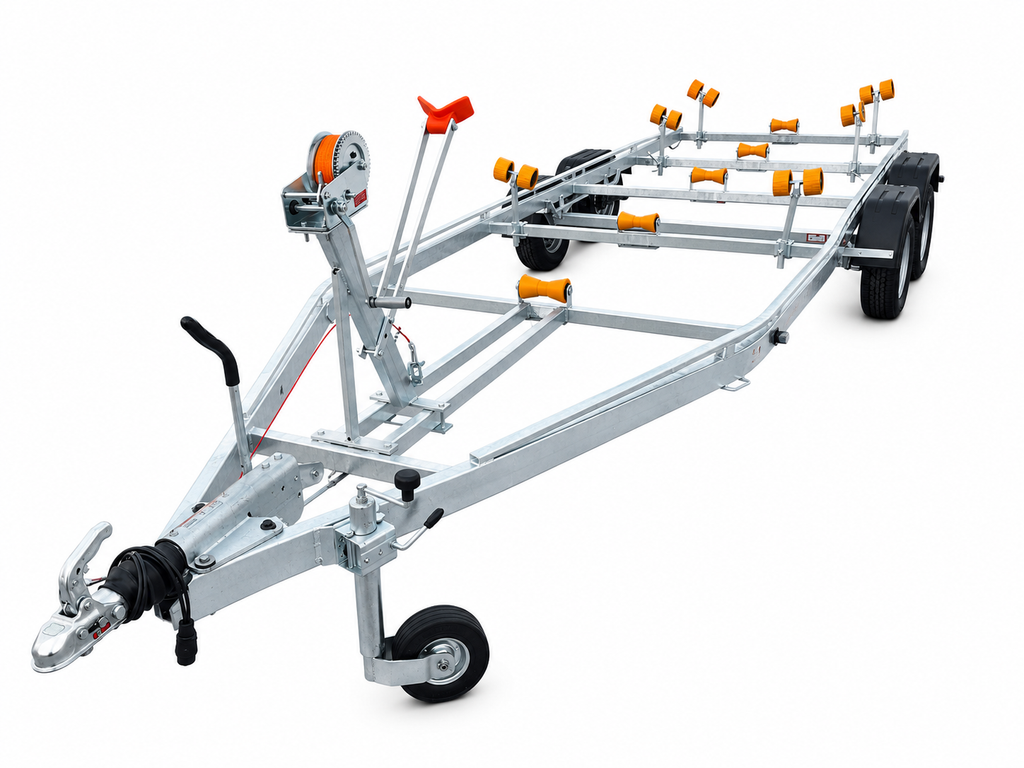 ARX MARINE-03 | 3.500 kg Frenli Çift Dingilli Tekne Römorku