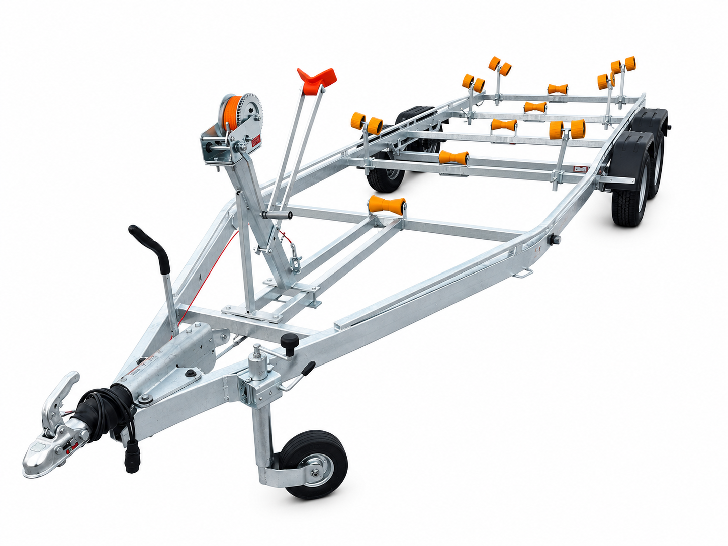 ARX MARINE-03 | 3.500 kg Frenli Çift Dingilli Tekne Römorku
