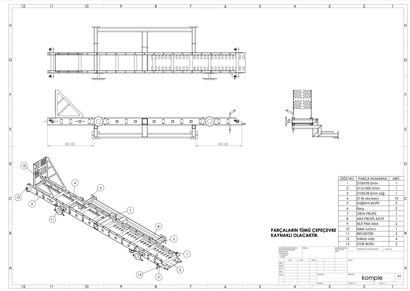 Pratik Motosiklet Taşıyıcı | Araç ve Karavan Arkası Katlanabilir Motor Taşıma Aparatı