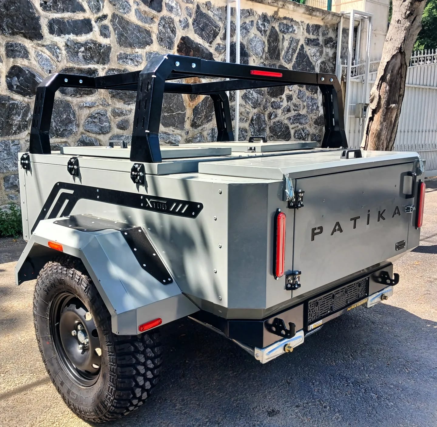 Patika Camper X100 Kamp Römorku Standard Donanım