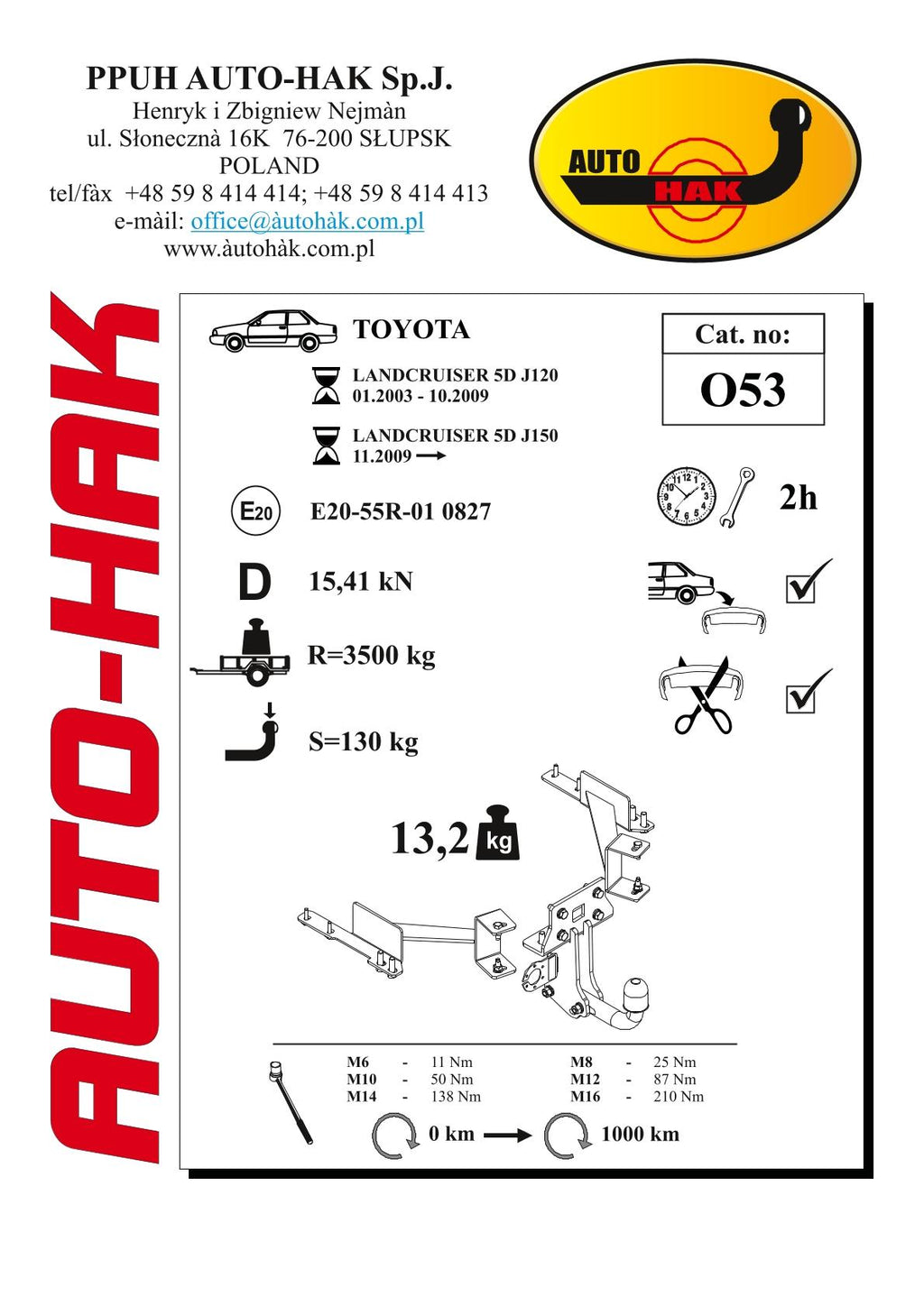 Land Cruiser Anhängerkupplung J150
