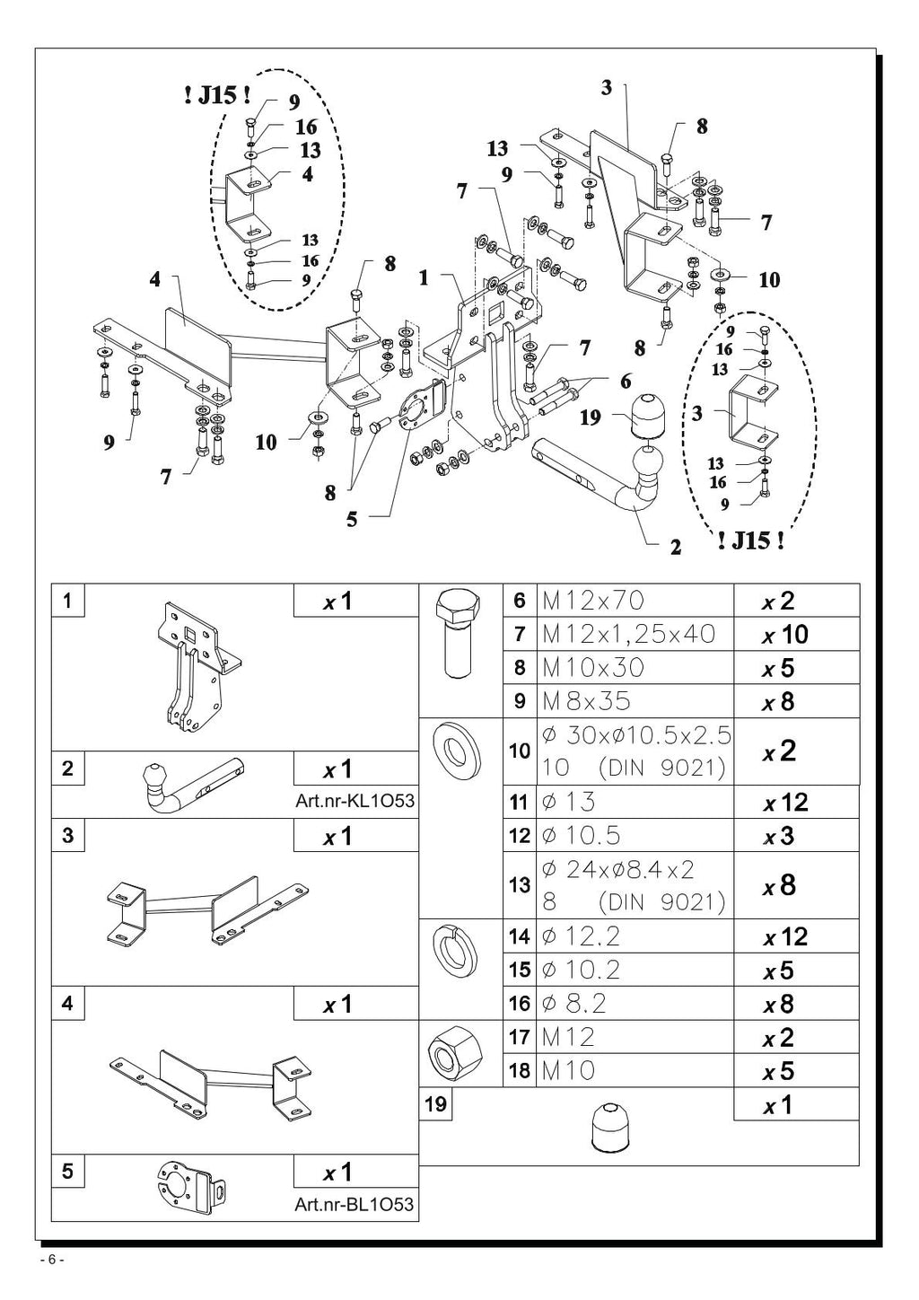 Land Cruiser Anhängerkupplung J150